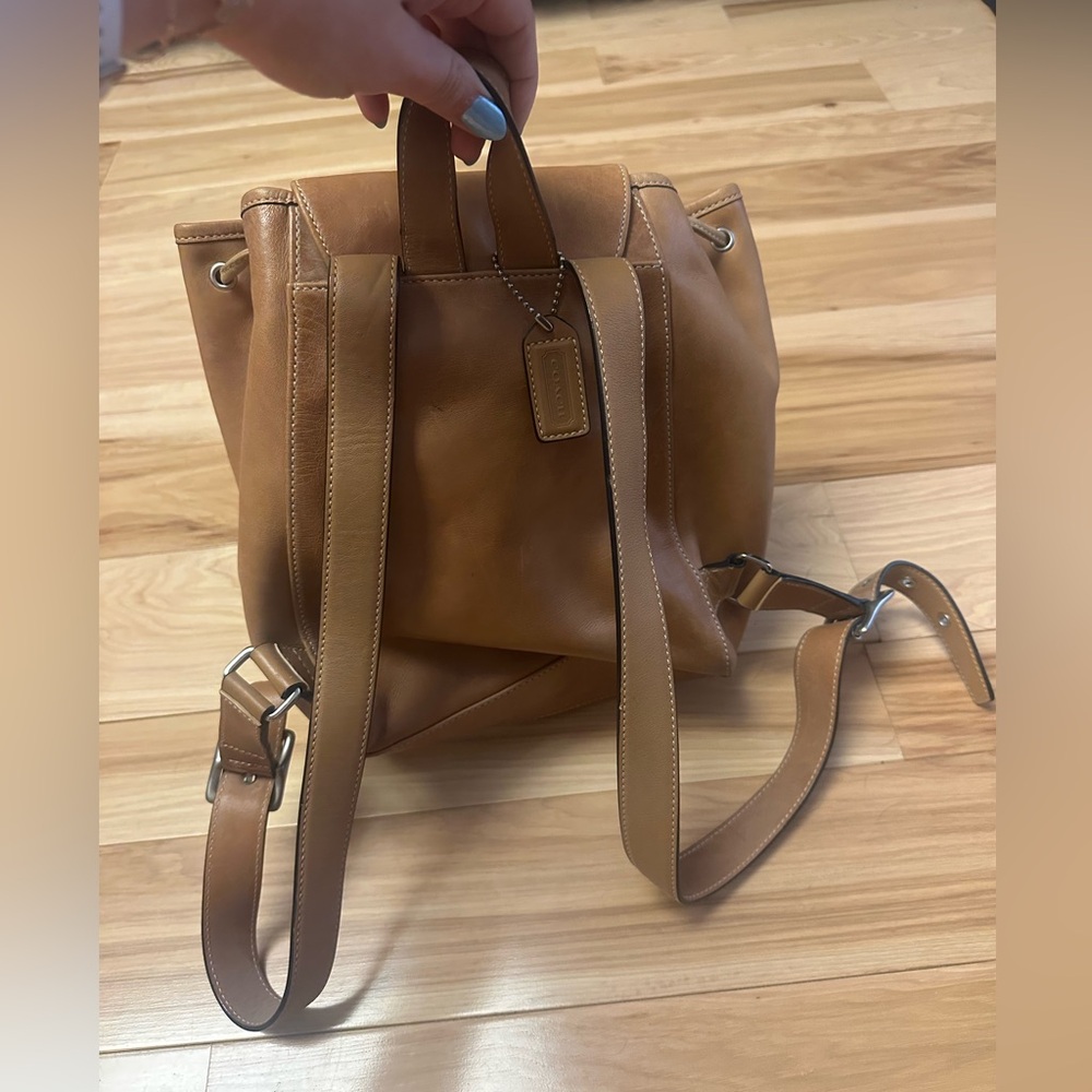 Coach leather backpack!! - Picture 2 of 4